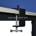 Black Powder Coating Metal Adjustable Desk C Clamp